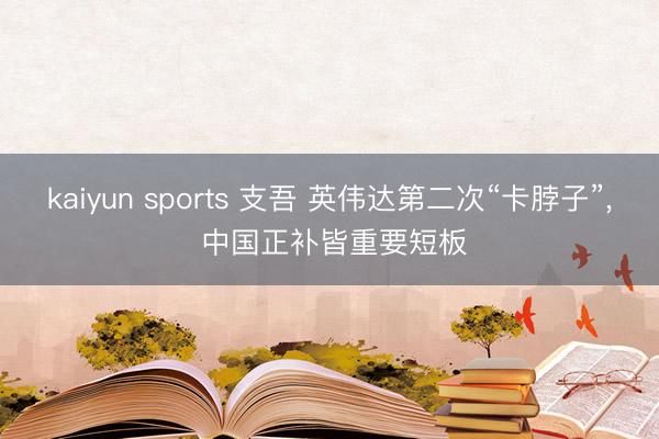 kaiyun sports 支吾 英伟达第二次“卡脖子”, 中国正补皆重要短板