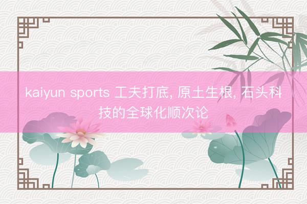 kaiyun sports 工夫打底， 原土生根， 石头科技的全球化顺次论